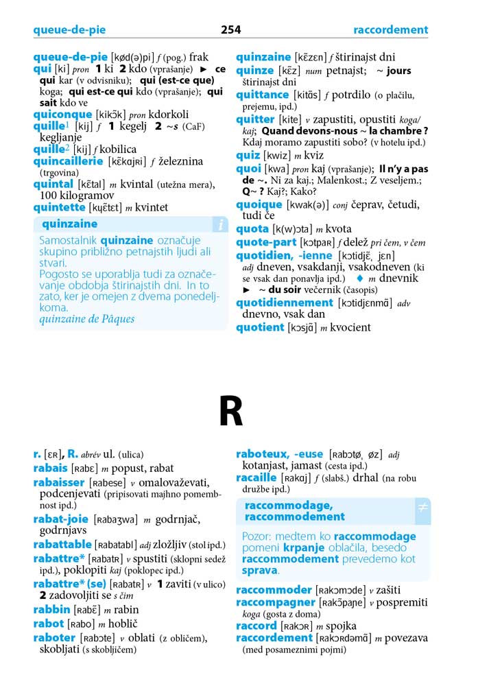 Francosko-slovenski in slovensko-francoski spretni slovar